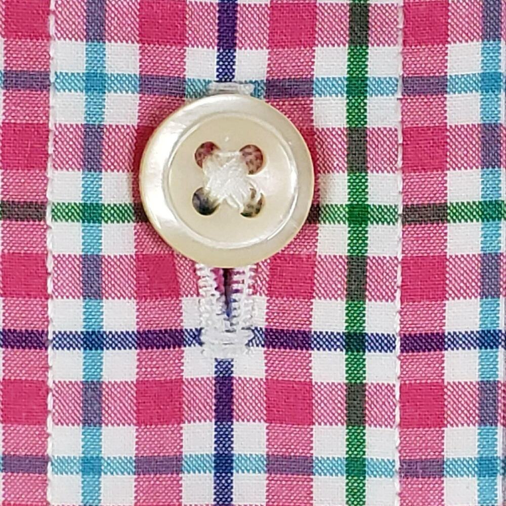 Polo Ralph Lauren Shirt Oxford Button Down Mens Size XXL Plaid Pink Long Sleeve - Picture 5 of 11